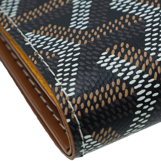 Goyard Brown Goyardine Saint Pierre Card Wallet