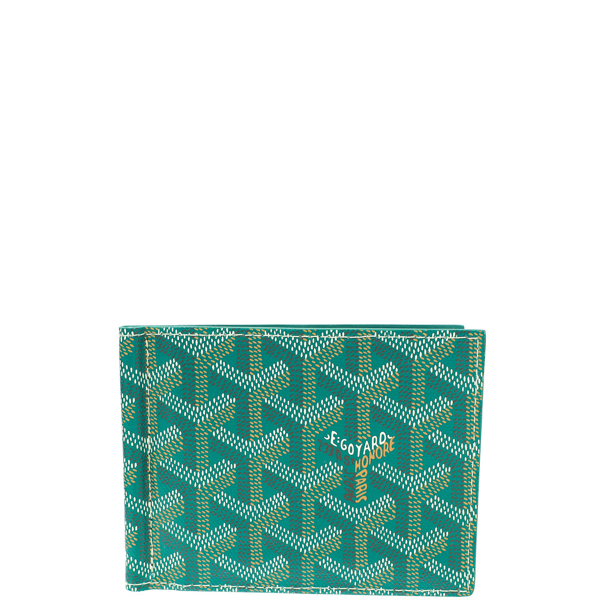 Goyard Green Goyardine Saint Thomas Bill Fold Wallet-Goyard-THE CLOSET