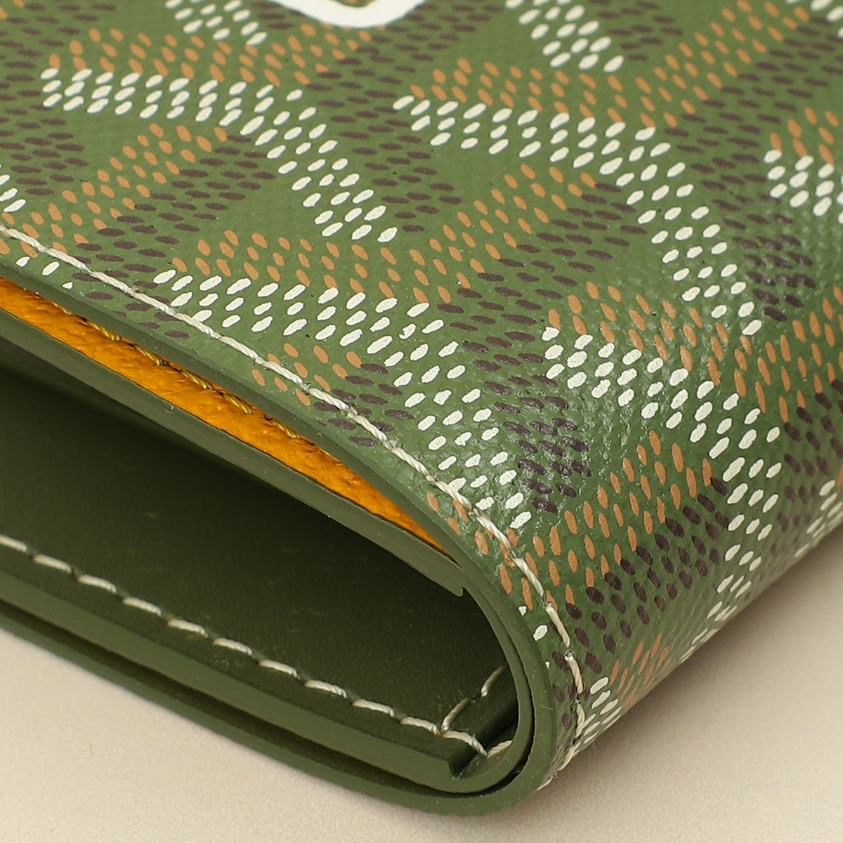 Goyard Kaki L.E 2025 Goyardine Saint-Pierre Card Wallet-Goyard-THE CLOSET