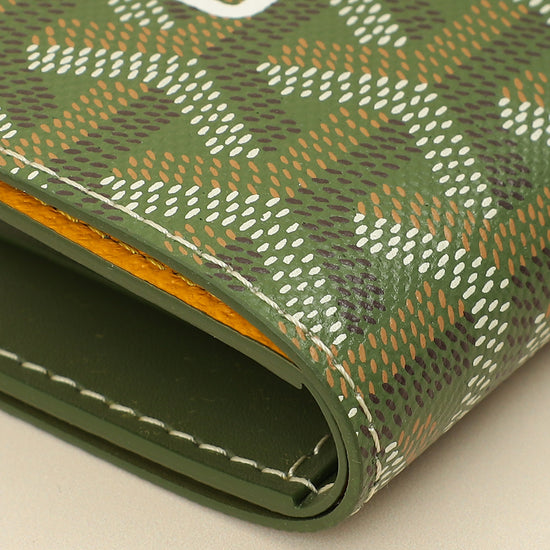 Goyard Kaki L.E 2025 Goyardine Saint-Pierre Card Wallet-Goyard-THE CLOSET