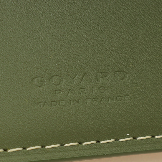 Goyard Kaki L.E 2025 Goyardine Saint-Pierre Card Wallet-Goyard-THE CLOSET