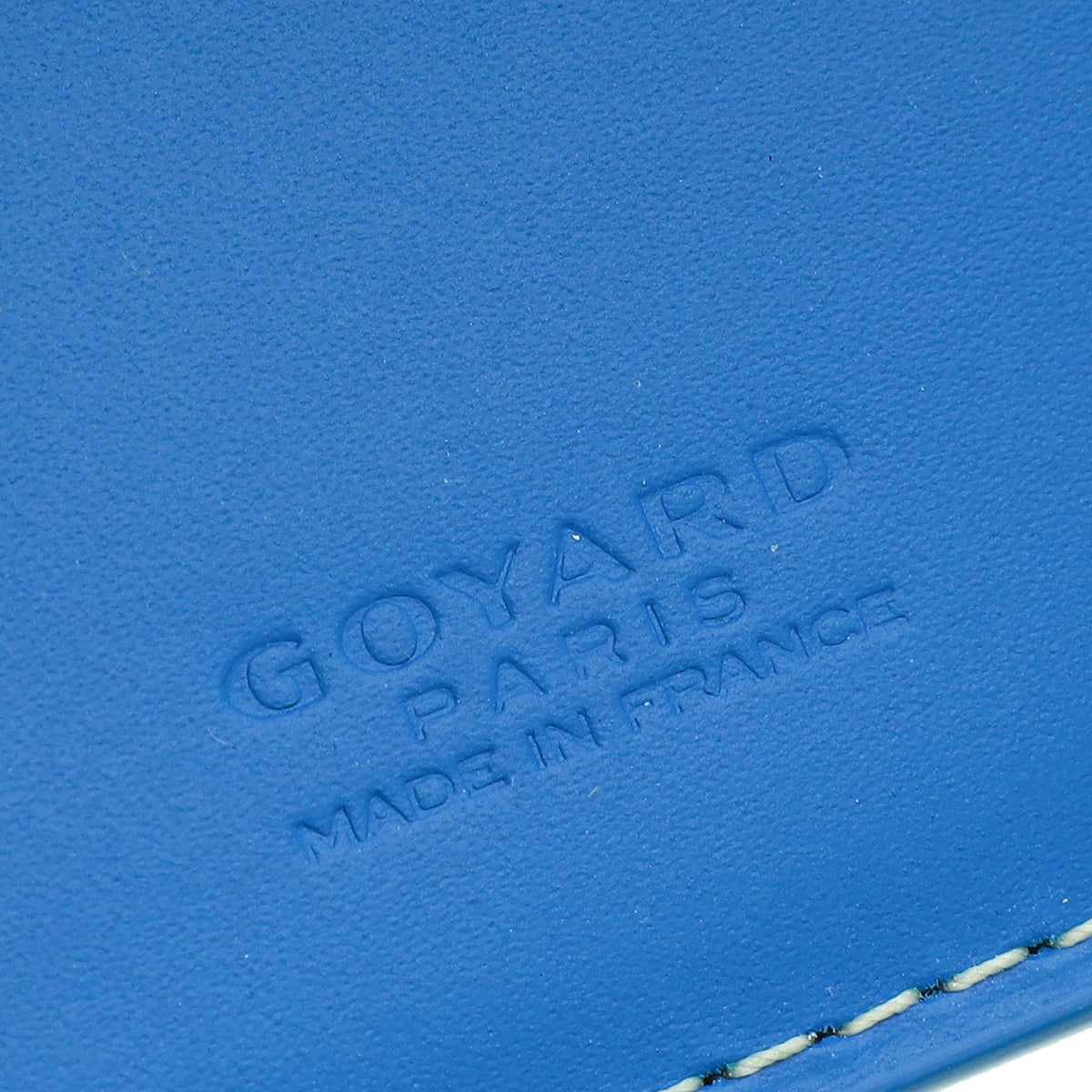 Goyard Blue Goyardine Saint Pierre Card Wallet