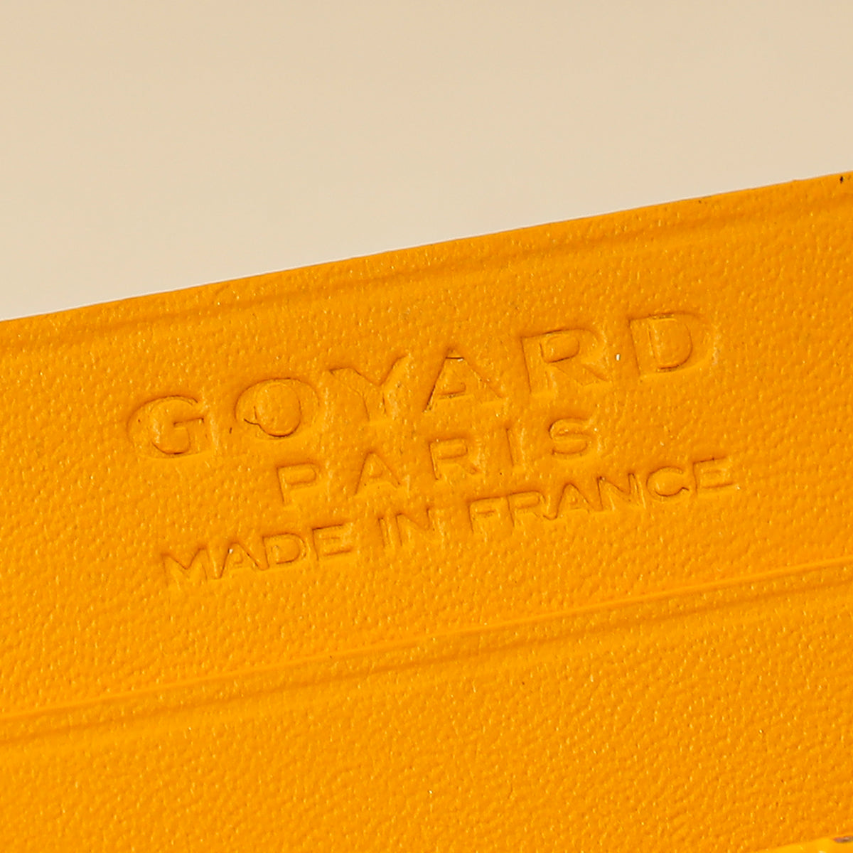 Goyard Yellow Goyardine Saint Sulpice Card Holder-Goyard-THE CLOSET