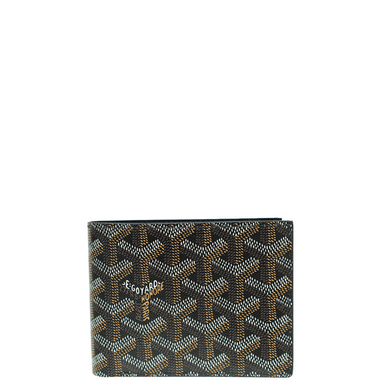 Goyard Black Goyardine Victoire Wallet