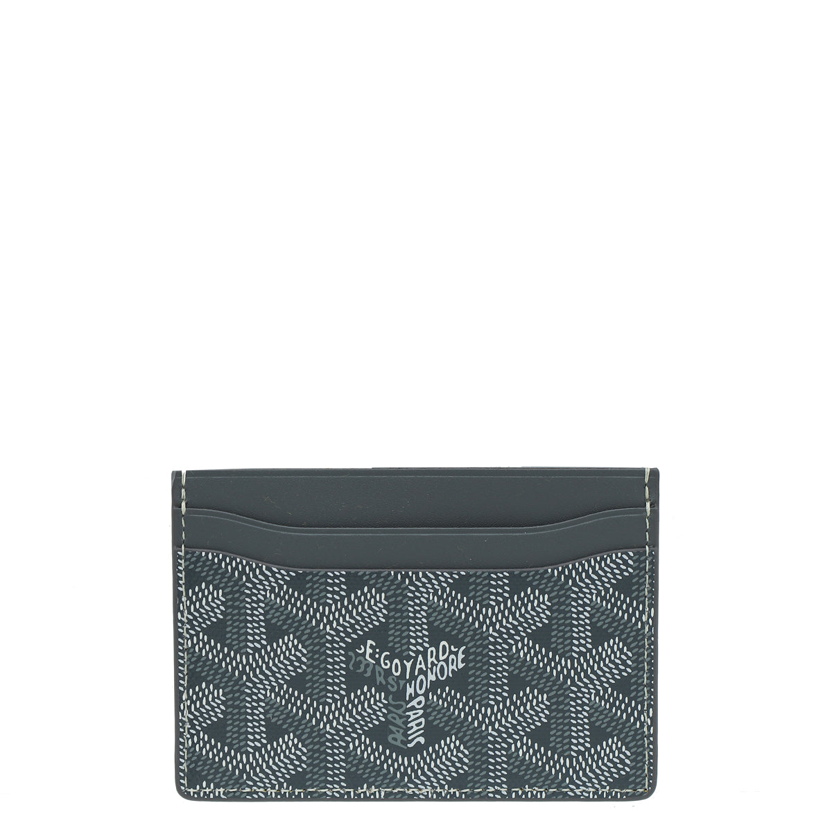 Goyard Grey Goyardine Saint Sulpice Card Holder-Goyard-THE CLOSET