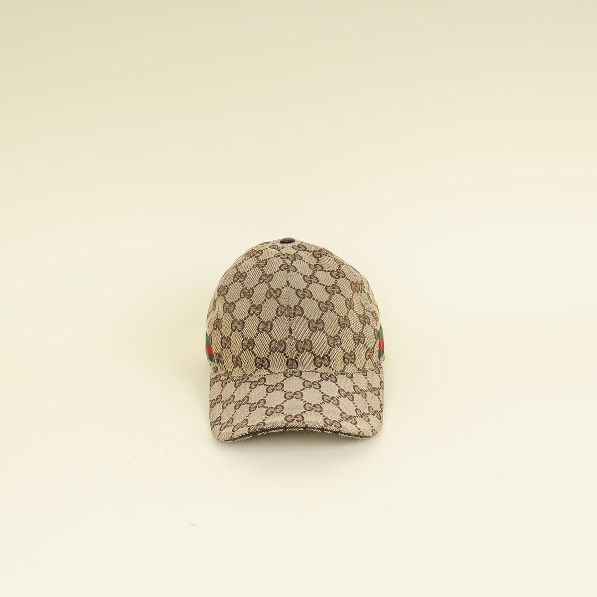 Gucci Ebony GG Web Baseball Hat