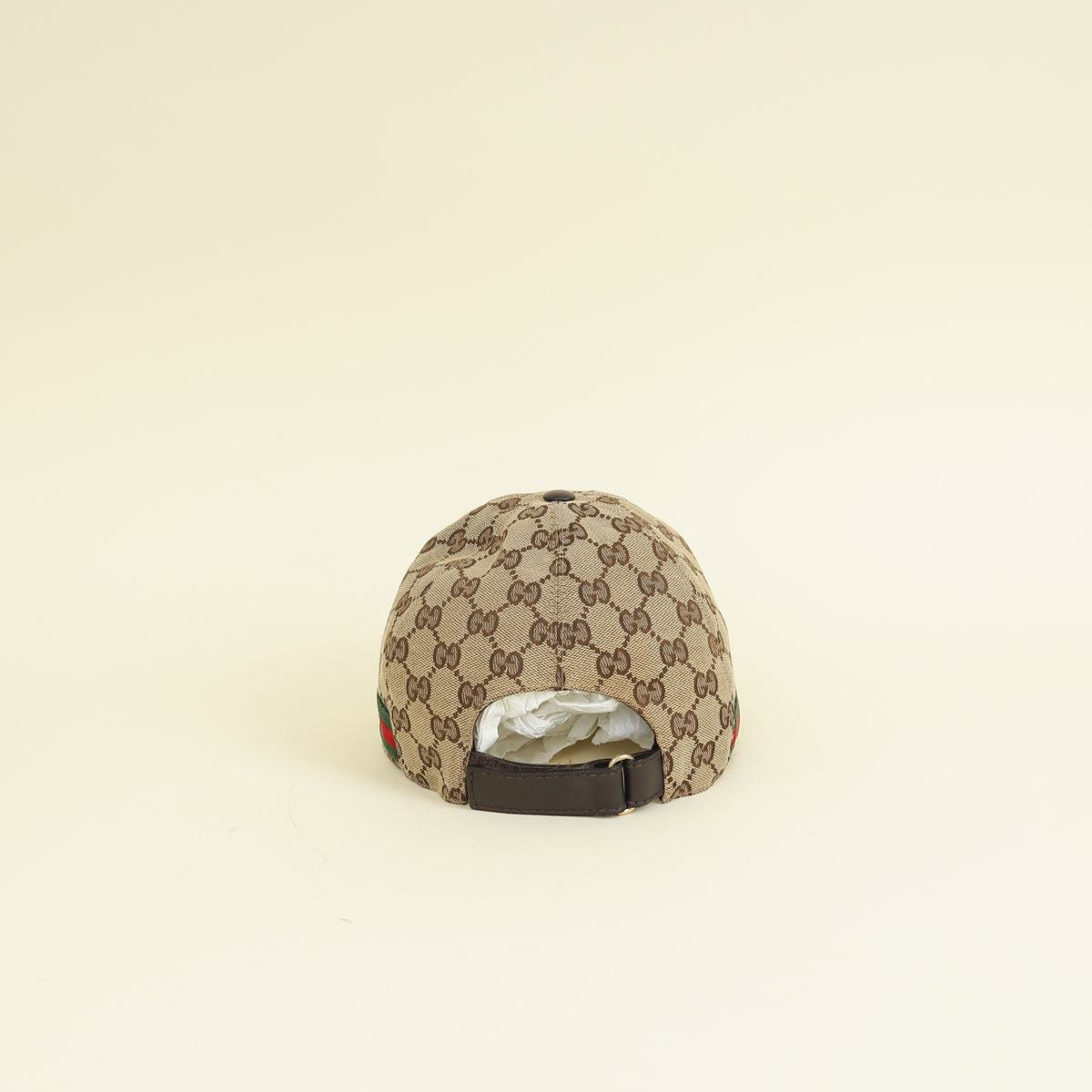 Gucci Ebony GG Web Baseball Hat