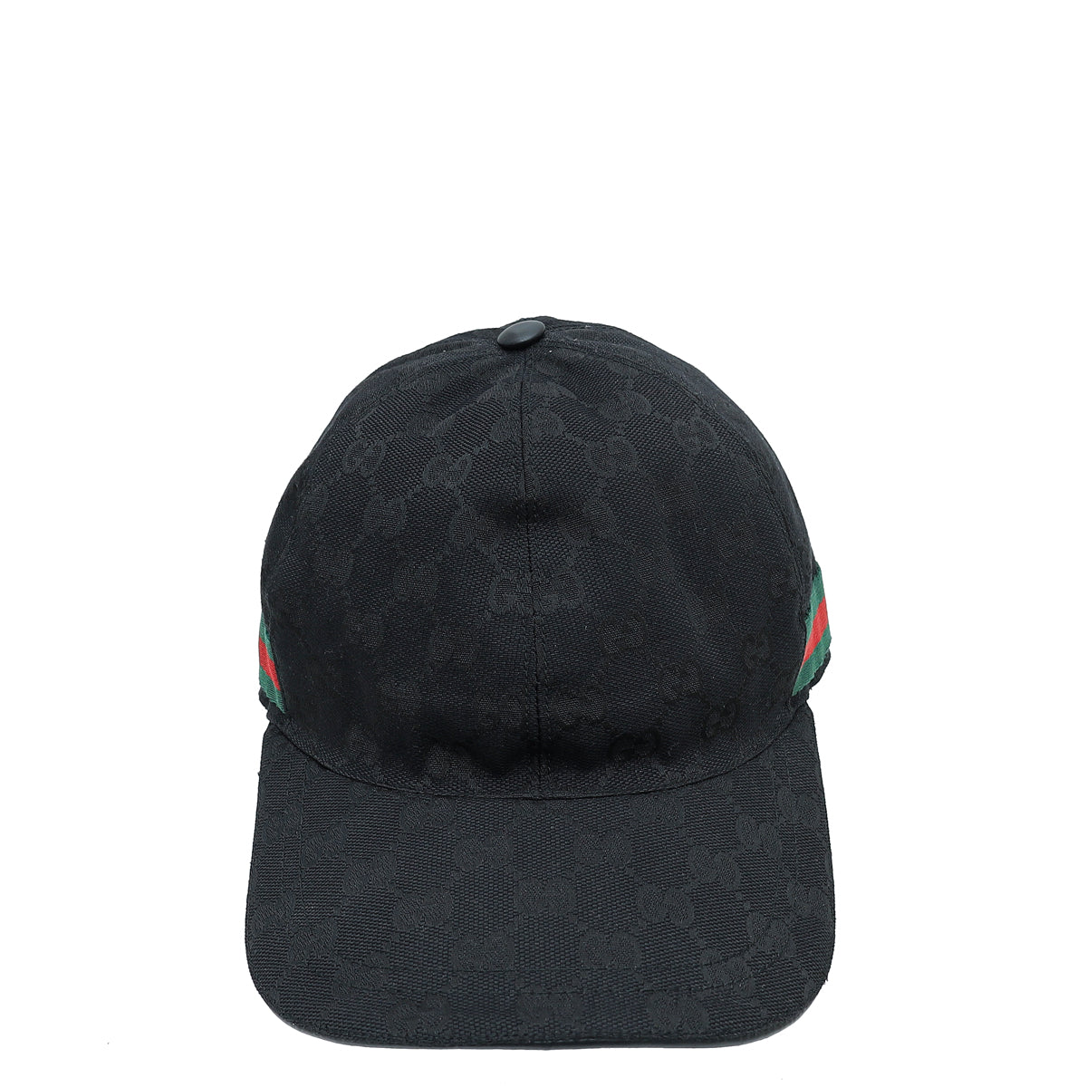 Gucci Black Web GG Medium Baseball Hat-Gucci-THE CLOSET