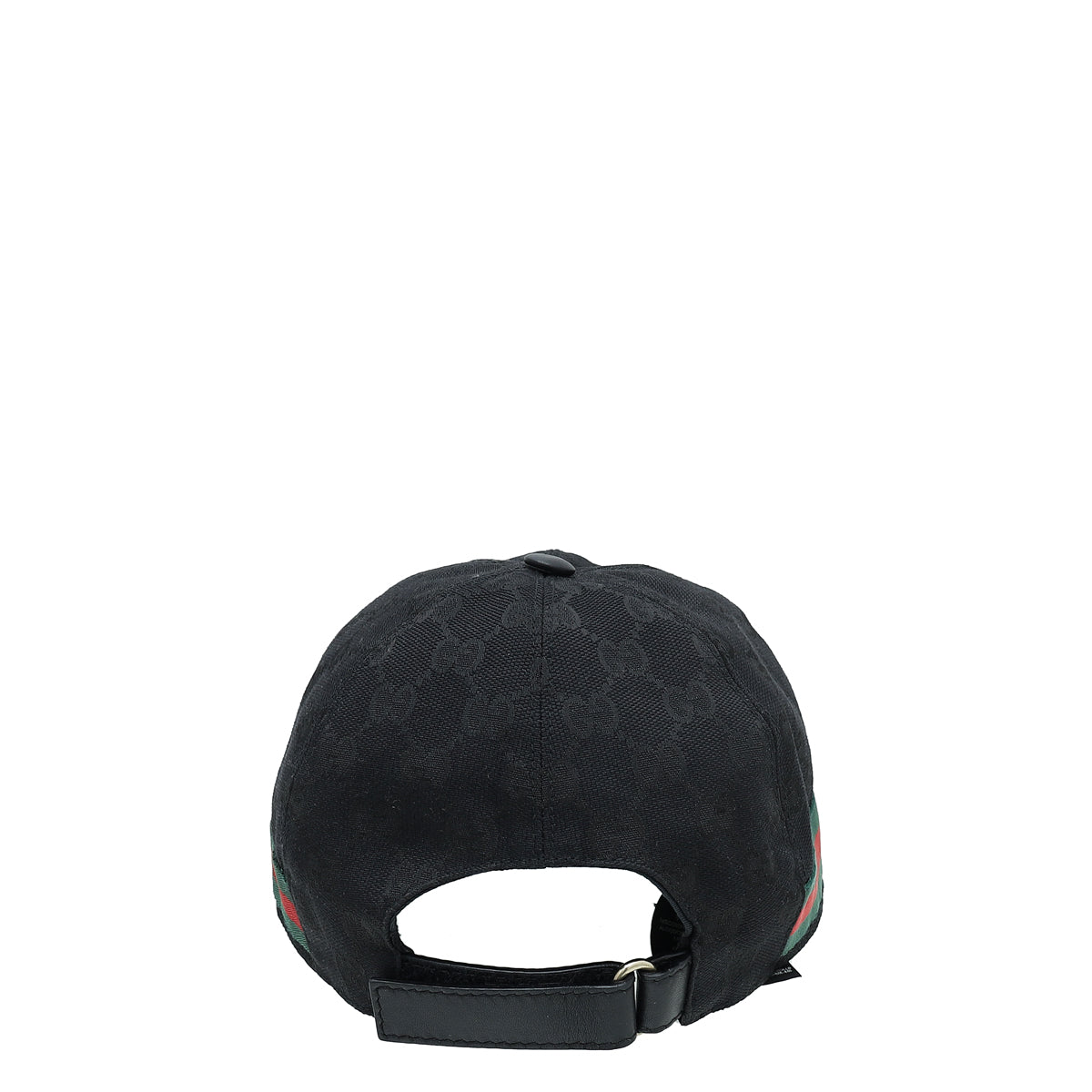 Gucci Black Web GG Medium Baseball Hat-Gucci-THE CLOSET
