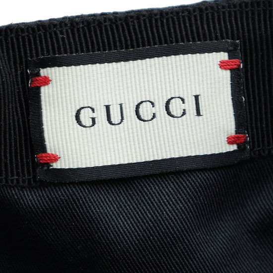 Gucci Black Web GG Medium Baseball Hat