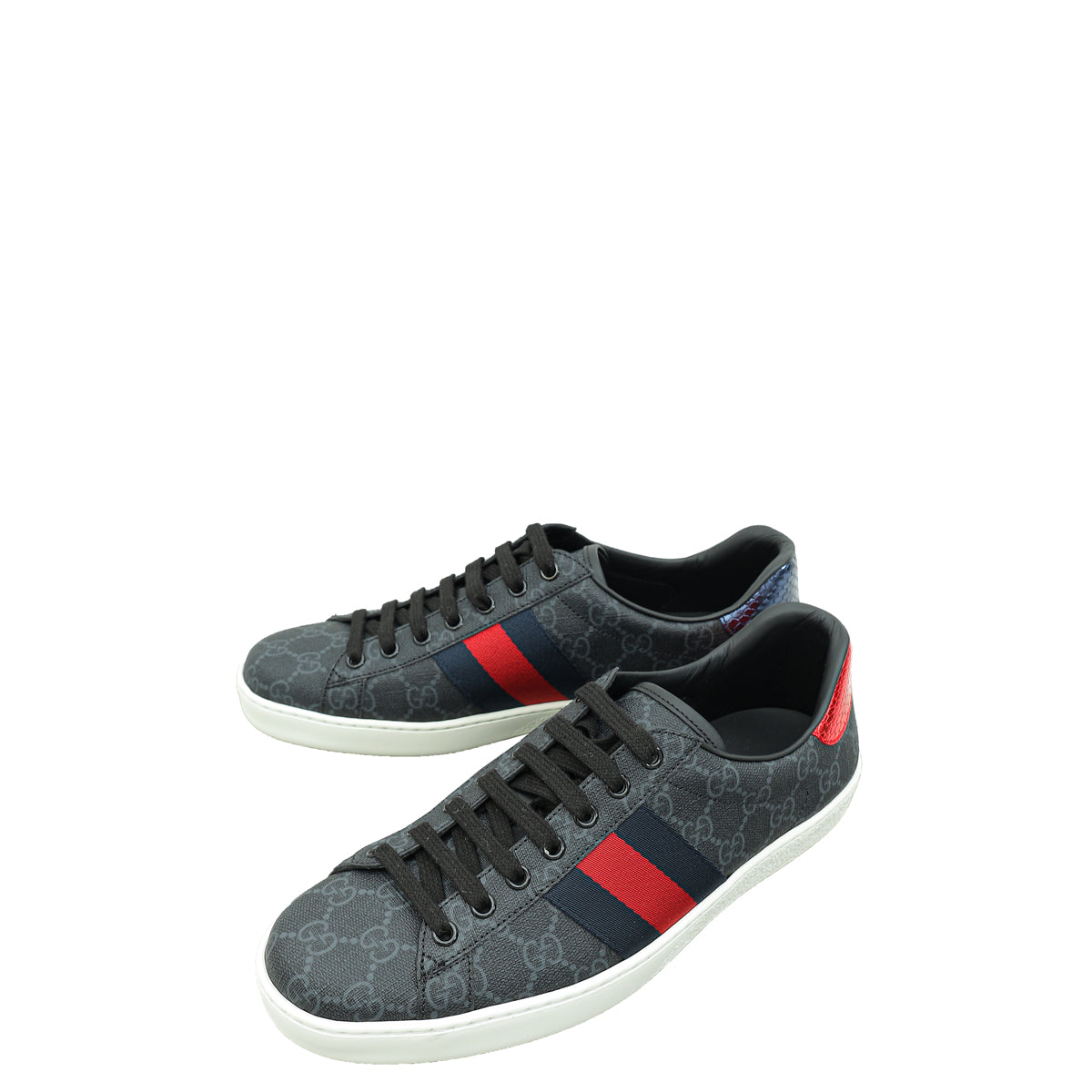 Gucci GG Supreme Web Ace Men's Sneaker 7.5-Gucci-THE CLOSET