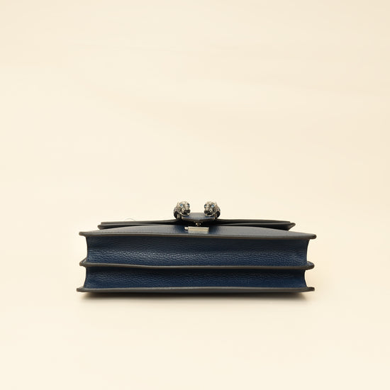 Gucci Navy Blue Dionysus Small Shoulder Bag-Gucci-THE CLOSET