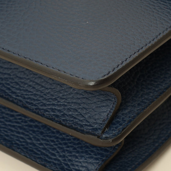 Gucci Navy Blue Dionysus Small Shoulder Bag-Gucci-THE CLOSET