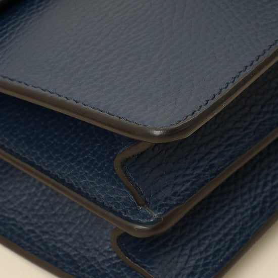 Gucci Navy Blue Dionysus Small Shoulder Bag-Gucci-THE CLOSET