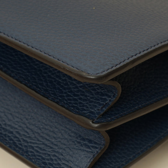 Gucci Navy Blue Dionysus Small Shoulder Bag-Gucci-THE CLOSET