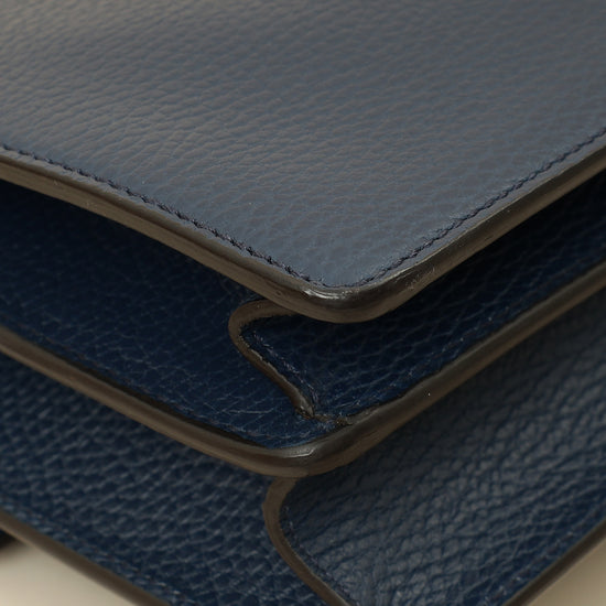 Gucci Navy Blue Dionysus Small Shoulder Bag-Gucci-THE CLOSET