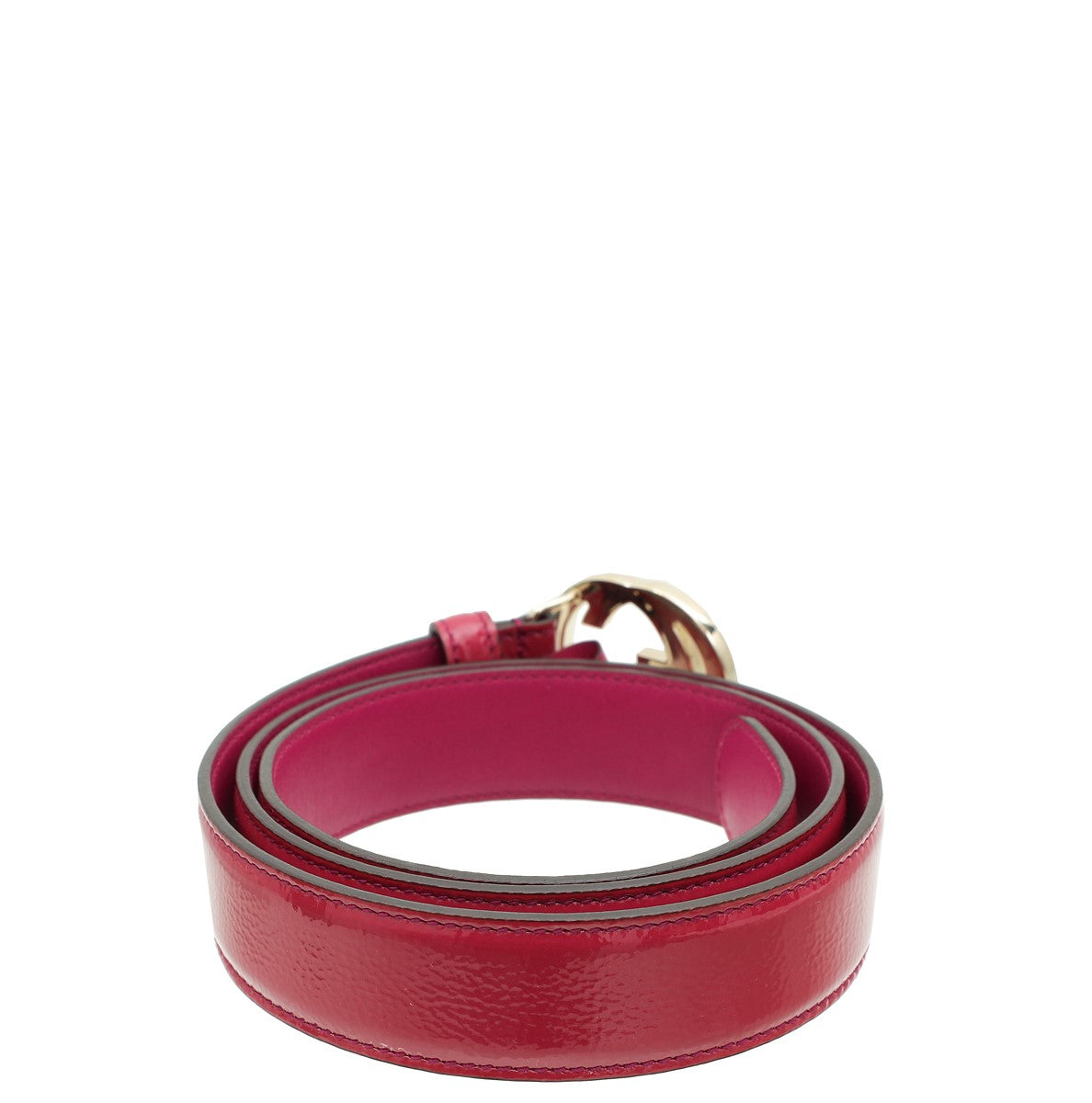 Gucci Violet Interlocking G Buckle Belt 36