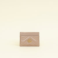 Gucci Dusty Pink GG Marmont Card Case