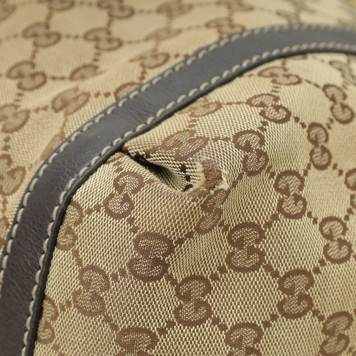 Gucci Tricolor GG New Ladies Web Hobo Bag