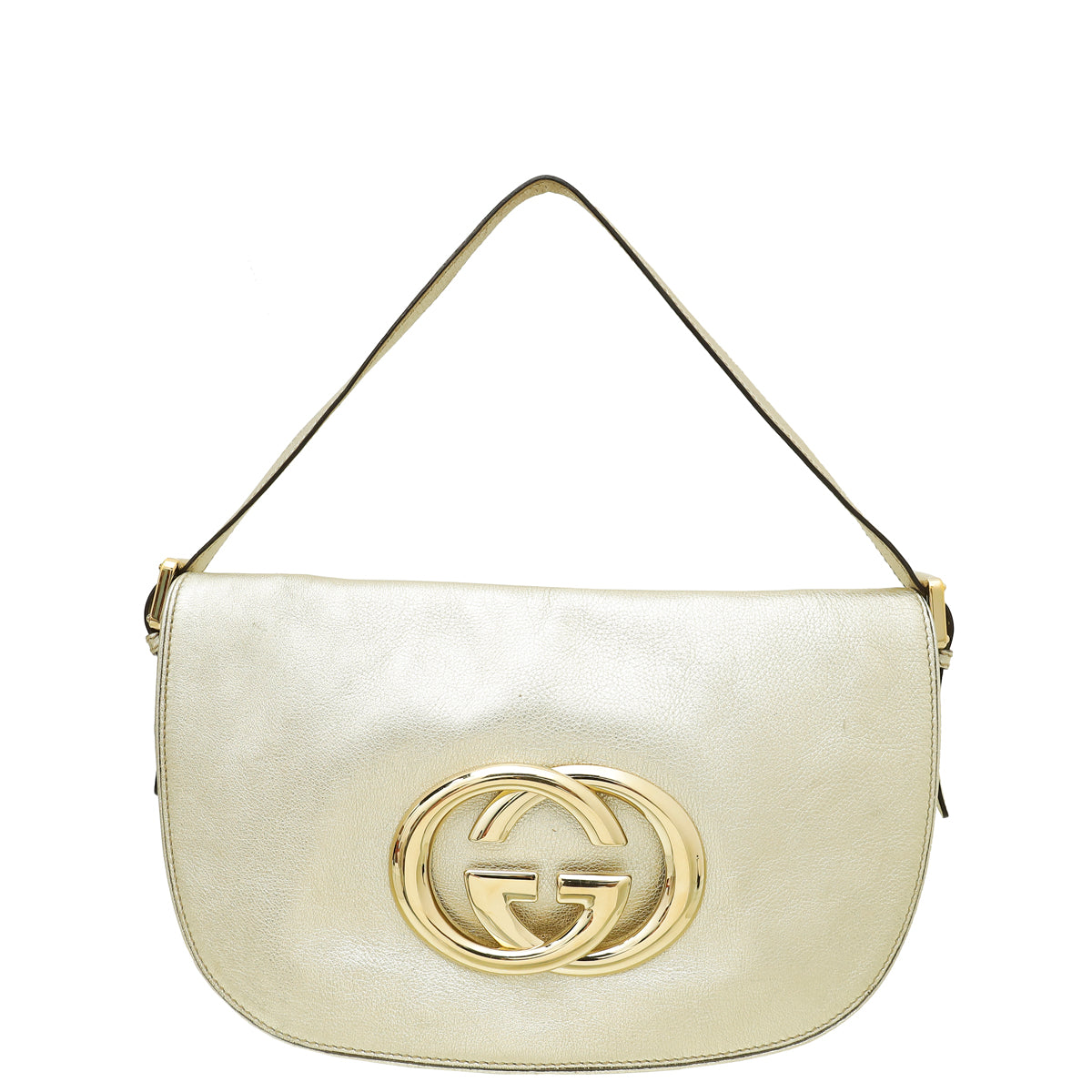 Gucci Light Gold GG Britt Small Shoulder Bag