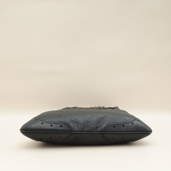 Gucci Black GG Guccissima Punch Hobo Bag-Gucci-THE CLOSET