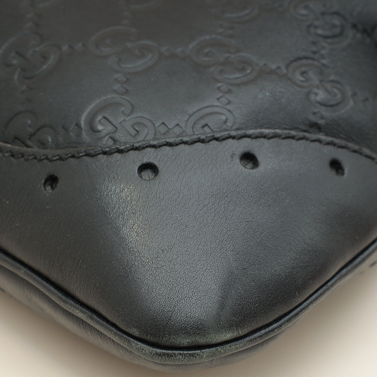 Gucci Black GG Guccissima Punch Hobo Bag-Gucci-THE CLOSET