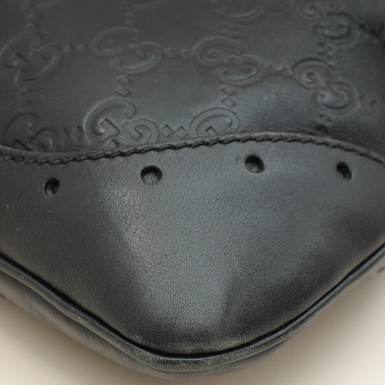 Gucci Black GG Guccissima Punch Hobo Bag-Gucci-THE CLOSET