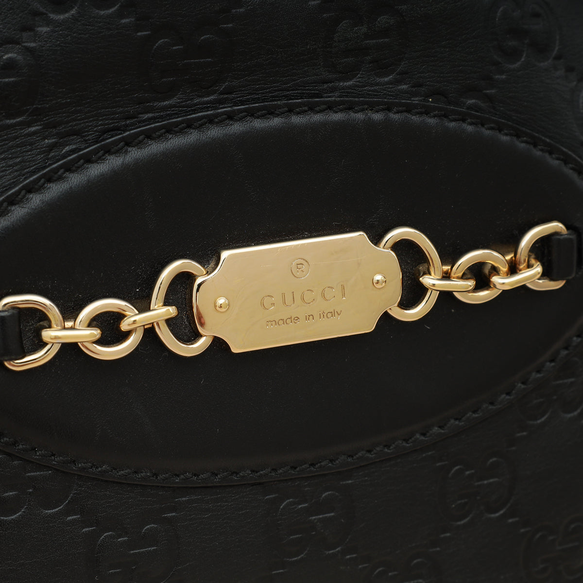 Gucci Black GG Guccissima Punch Hobo Bag-Gucci-THE CLOSET