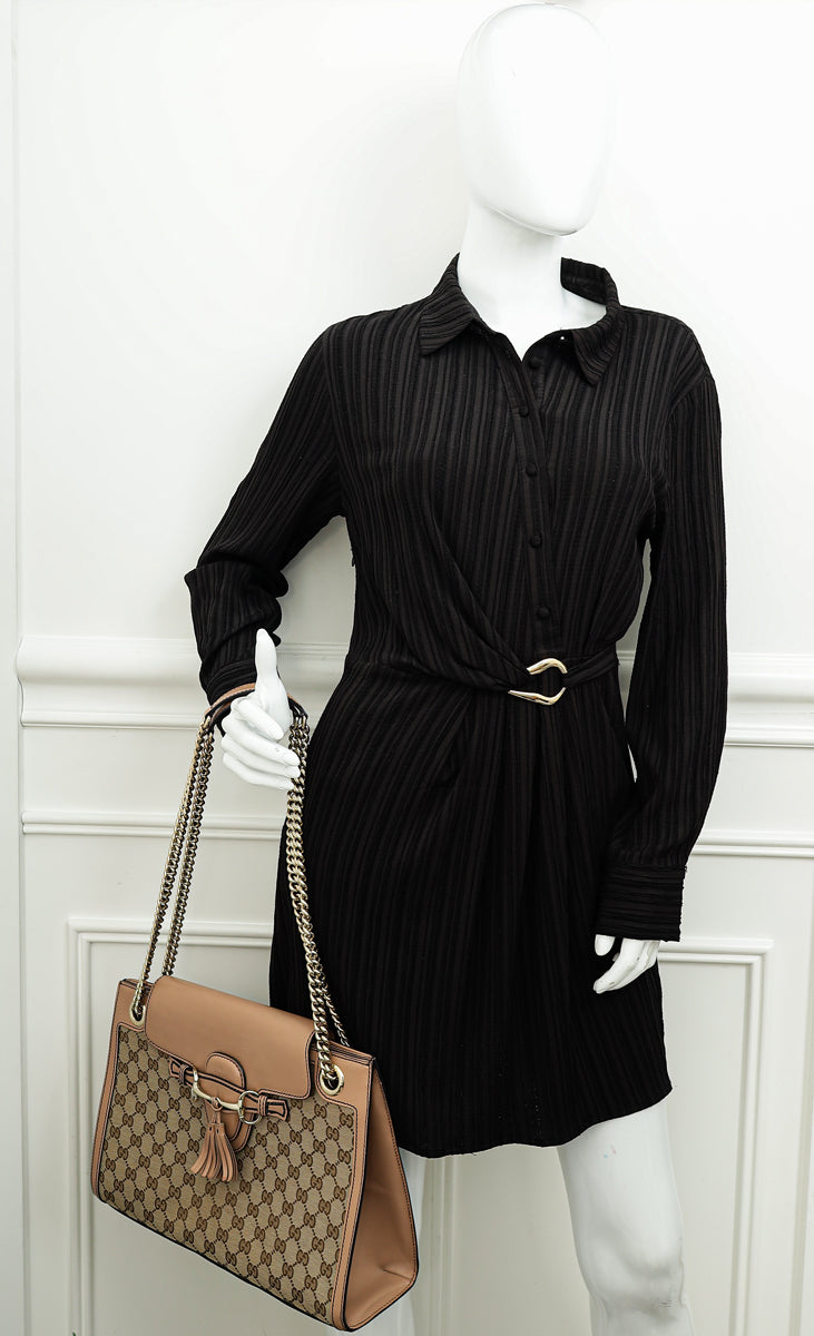 Gucci Beige GG Guccissima Emily Large Shoulder Bag-Gucci-THE CLOSET