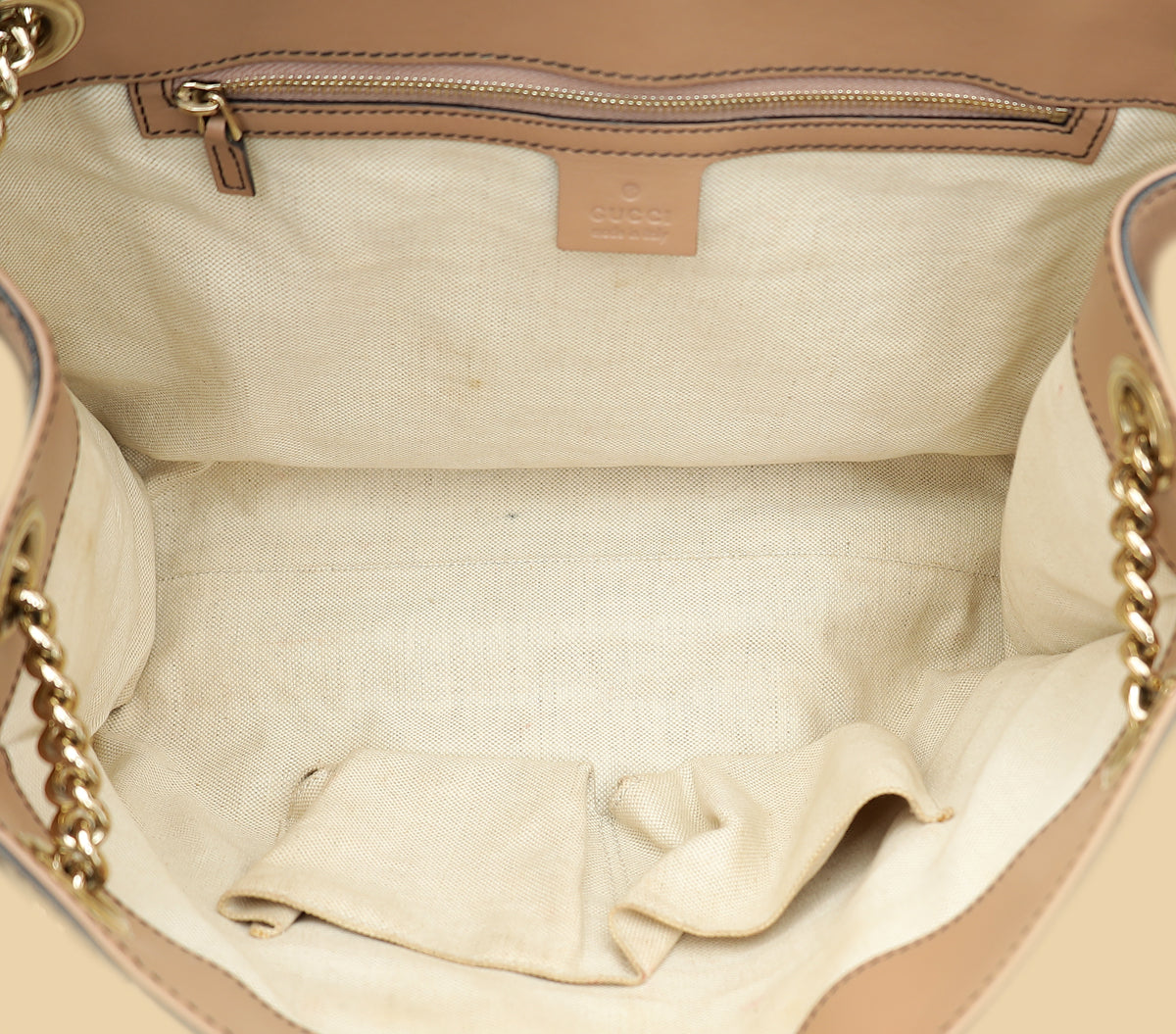 Gucci Beige GG Guccissima Emily Large Shoulder Bag-Gucci-THE CLOSET