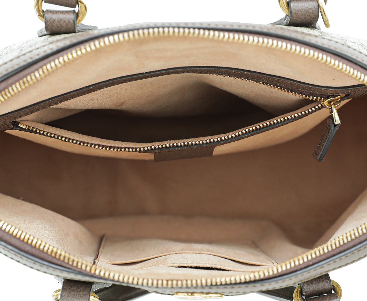 GG Dome / Alma Small Satchel Shoulder Bag Black