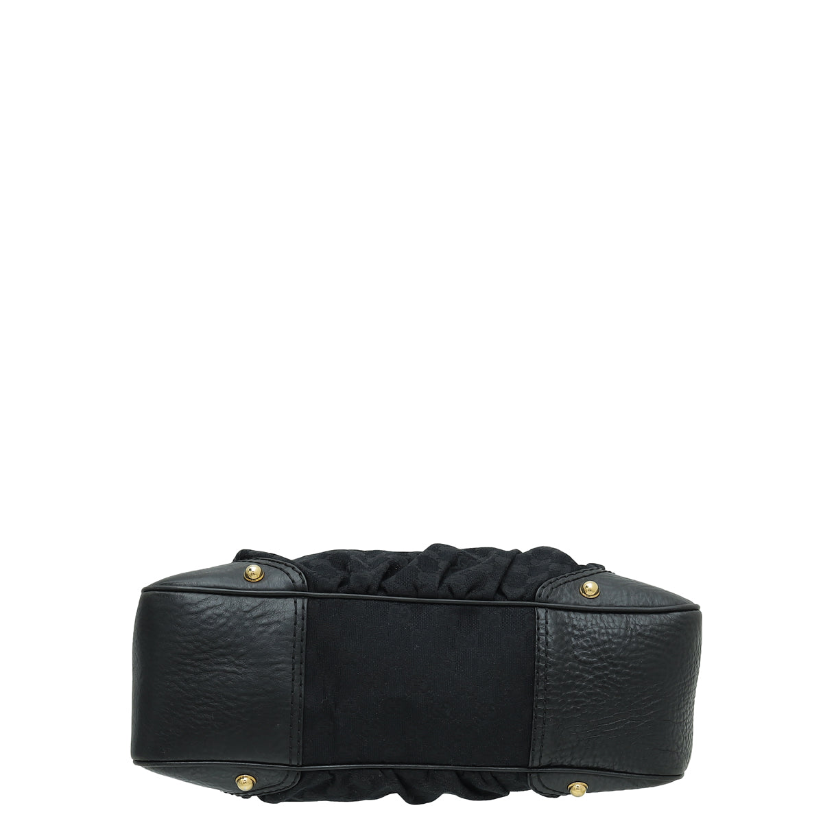 Gucci Black GG Jockey Hobo Bag