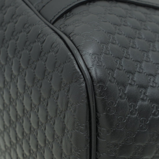 Load image into Gallery viewer, Gucci Black GG Microguccissima Dome Satchel Medium Bag
