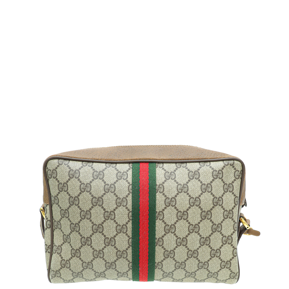 Gucci Ebony Vintage GG Supreme Web Sherry Line Shoulder Bag