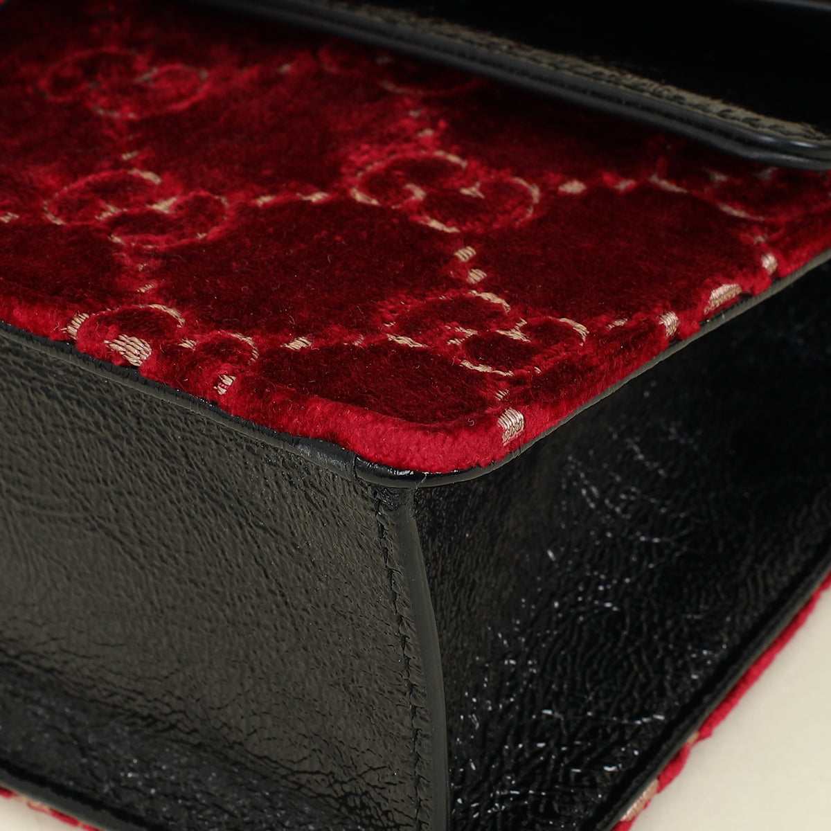 Gucci Red GG Supreme Embroidered Dionysus Flap Bag