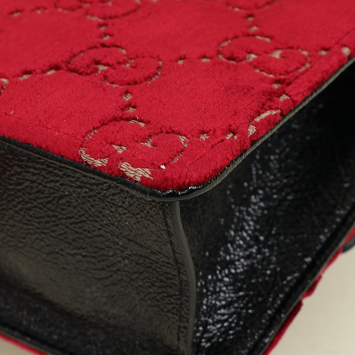 Gucci Red GG Supreme Embroidered Dionysus Flap Bag