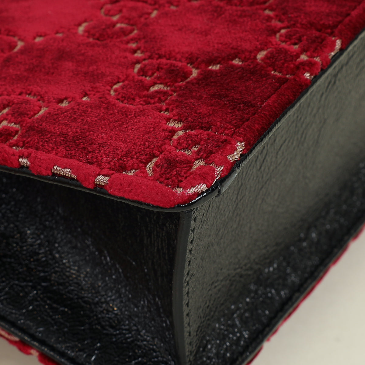 Gucci Red GG Supreme Embroidered Dionysus Flap Bag