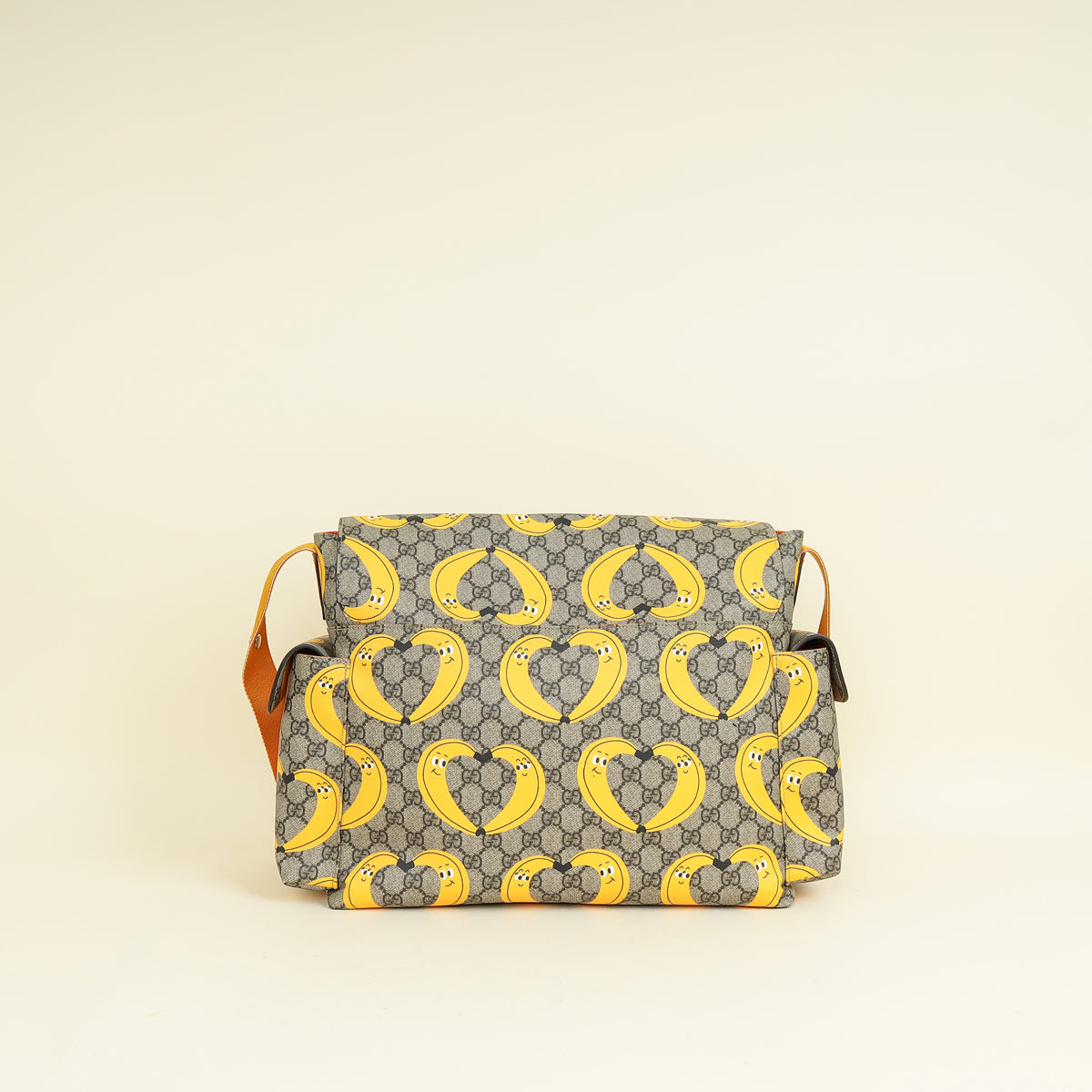 Gucci Ebony Multicolor x Nina Dzyvulska GG Supreme Banana Print Diaper Bag