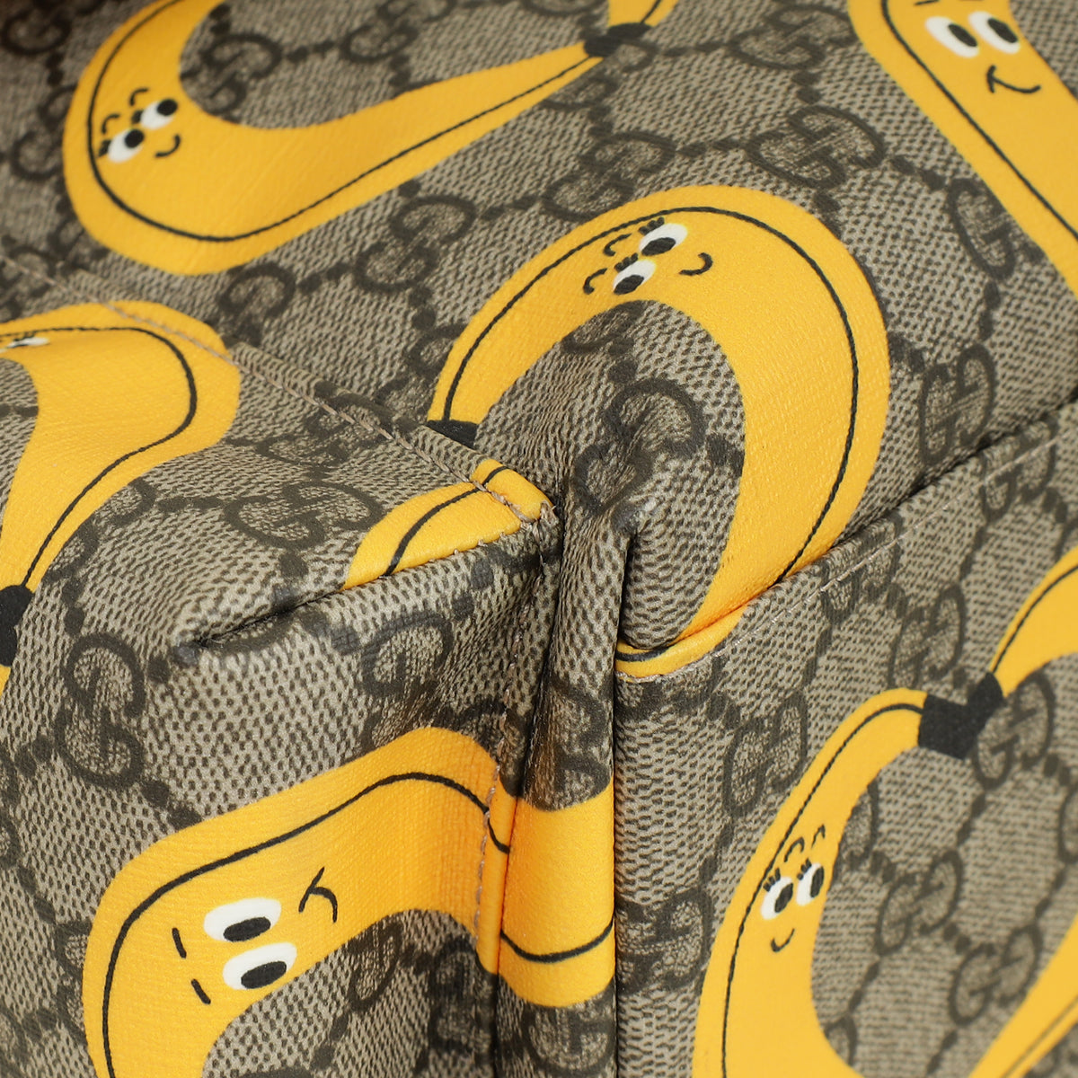 Gucci Ebony Multicolor x Nina Dzyvulska GG Supreme Banana Print Diaper Bag