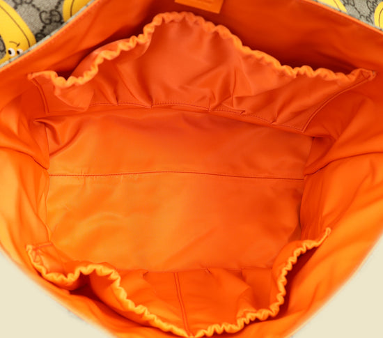 Gucci Ebony Multicolor x Nina Dzyvulska GG Supreme Banana Print Diaper Bag