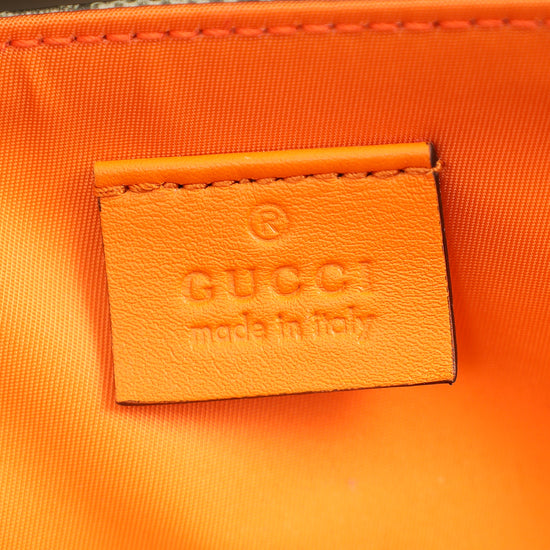 Gucci Ebony Multicolor x Nina Dzyvulska GG Supreme Banana Print Diaper Bag