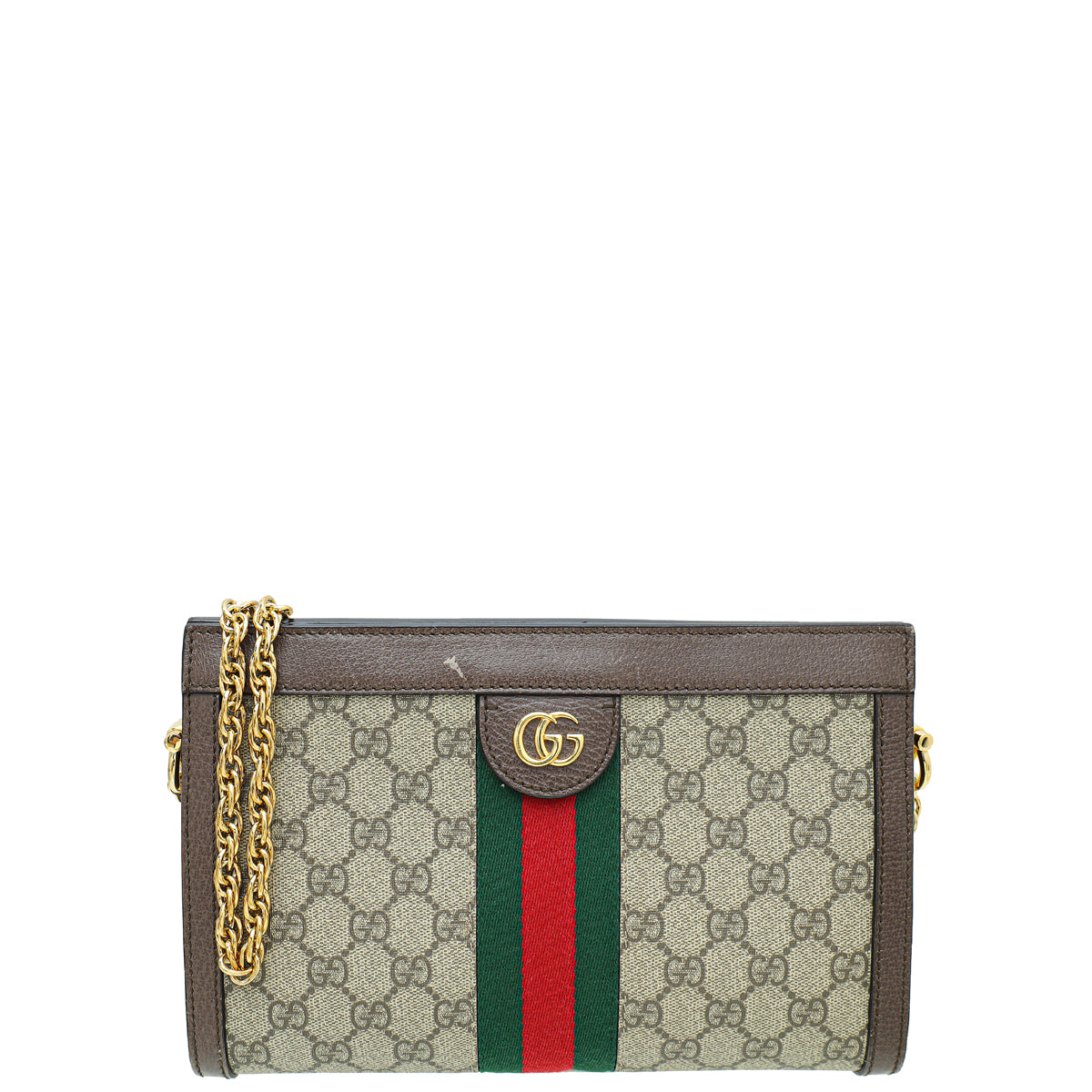 Gucci Bicolor GG Supreme Ophidia Small Shoulder Bag-Gucci-THE CLOSET