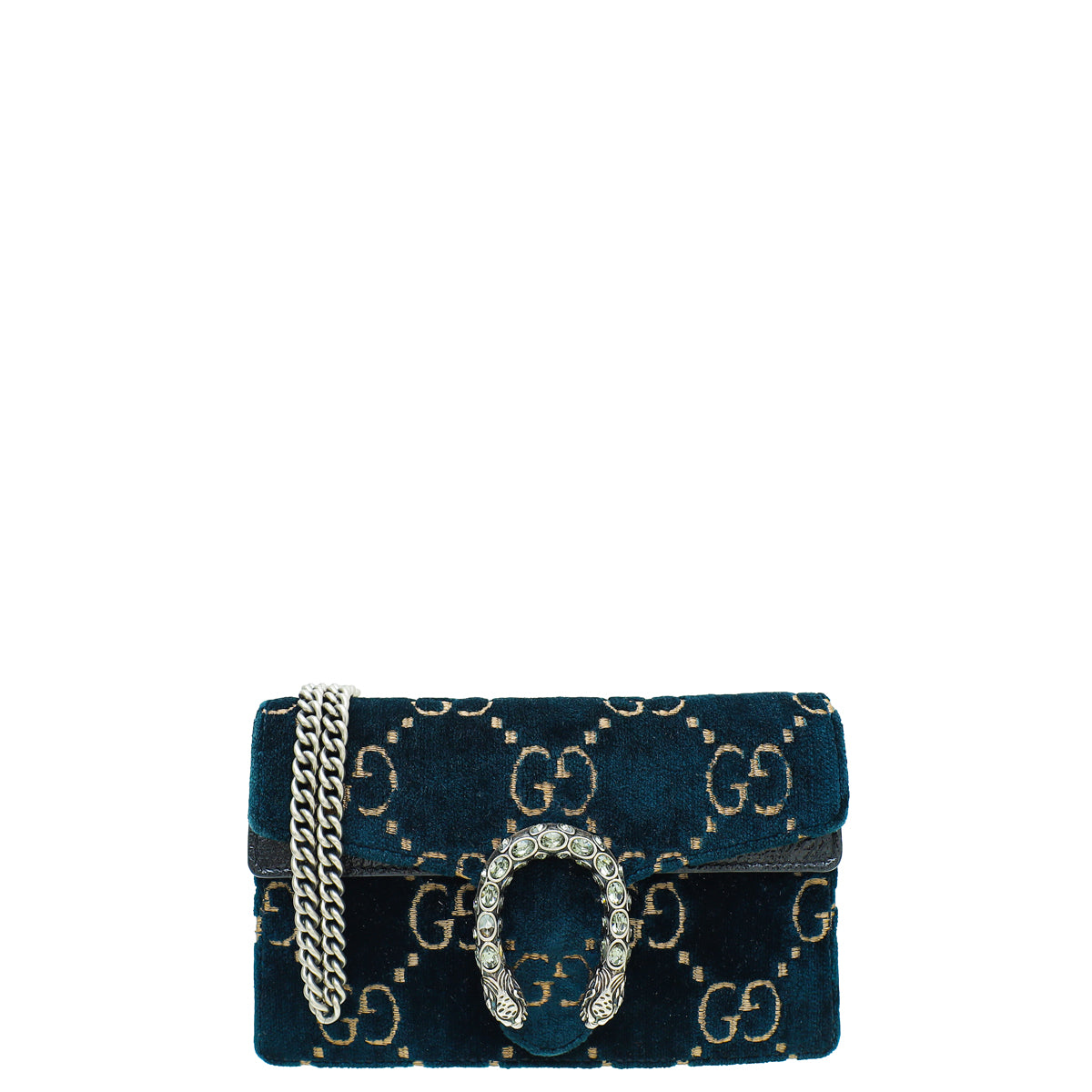 Gucci Navy Blue Velvet Dionysus Super Mini Bag – THE CLOSET