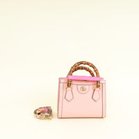 Gucci Pink Diana Tote Small Bag