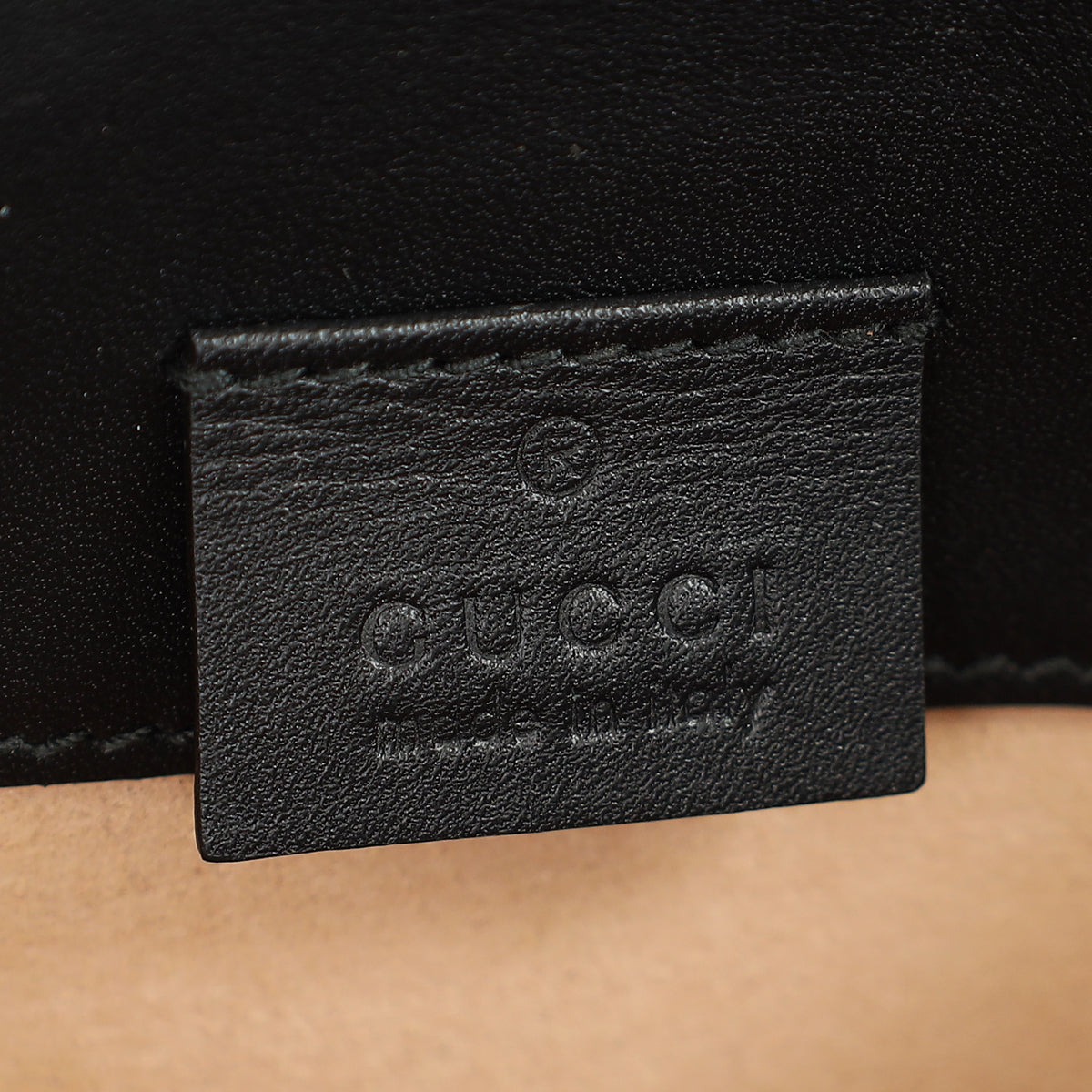 Gucci Black Sylvie Super Mini Chain Bag