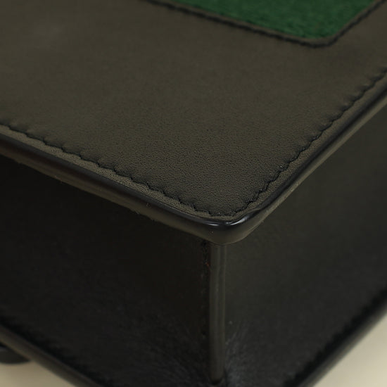 Gucci Black Sylvie Super Mini Chain Bag