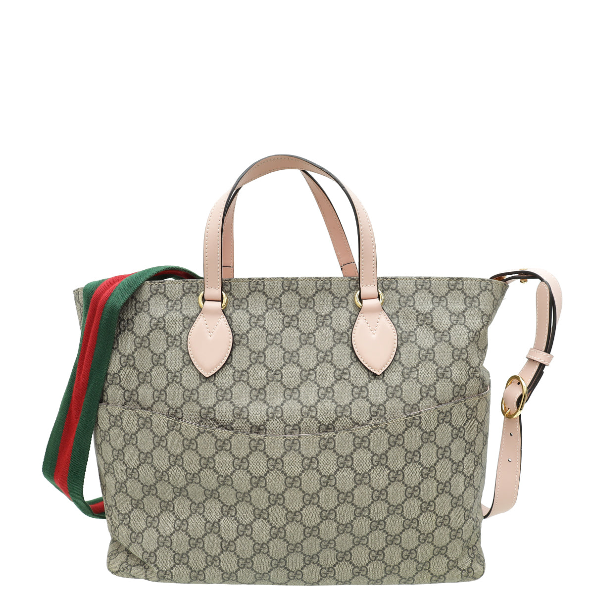 Gucci Bicolor GG Supreme Monogram Diaper Bag THE CLOSET