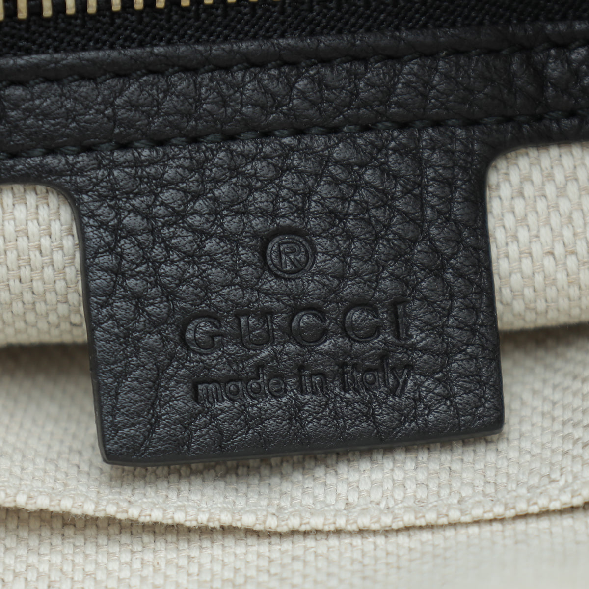 Gucci Black Soho Tassel Chain Large Shoulder Bag