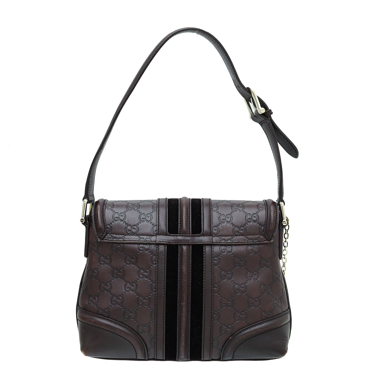 Gucci Chocolate Brown Guccissima Treasure Flap Bag-Gucci-THE CLOSET