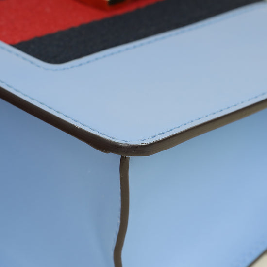 Gucci Light Blue Sylvie Mini Shoulder Bag
